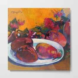 Paul Gauguin "Nature Morte Aux Mangos" Metal Print