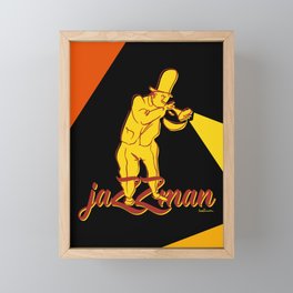 Jazzman Framed Mini Art Print