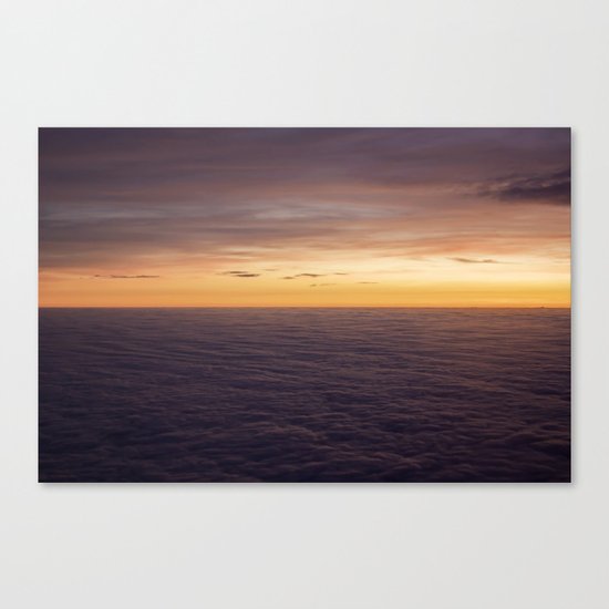 Above the clouds Canvas Print