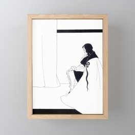 Aubrey Beardsley The Fall of the House  Framed Mini Art Print