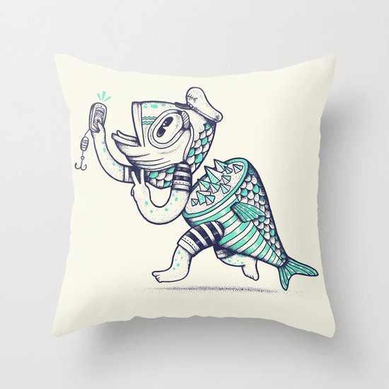 Selfishy Throw Pillow