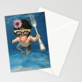 Fear the Trident Stationery Cards