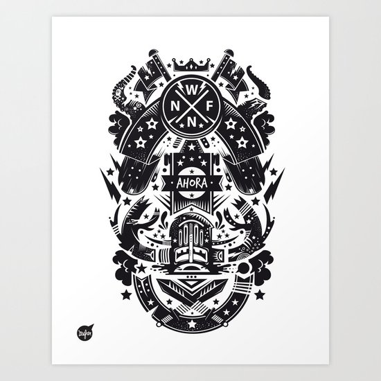 New fren shield Art Print