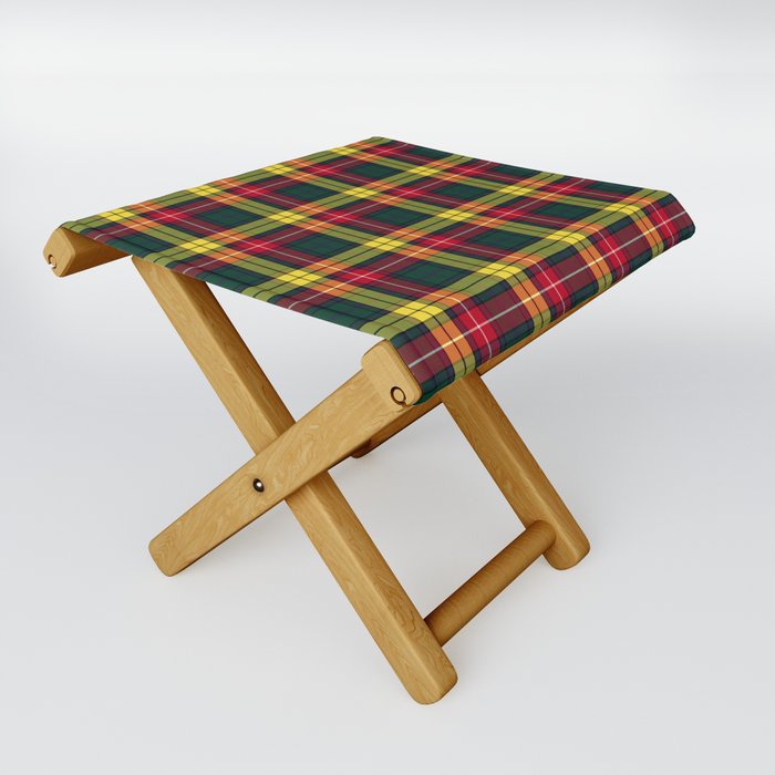 Clan Buchanan Tartan Folding Stool