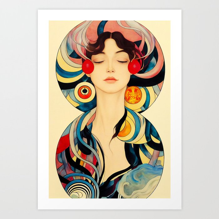 Muse in Colour Art Print