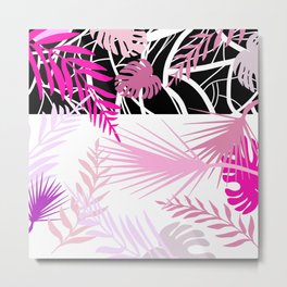 Naturshka 82 Metal Print | Tropicalleaves, Island, Ete, Summer, Bananier, Palm, Sun, Tropical, Graphicdesign, Beach 