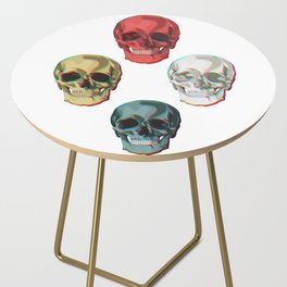 The four skulls of style Side Table