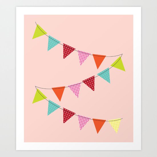 Hooray for girls! Art Print