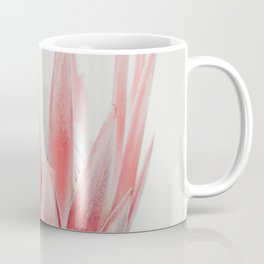 King Protea flower - Minimal Pink Red Flower photography by Ingrid Beddoes Coffee Mug