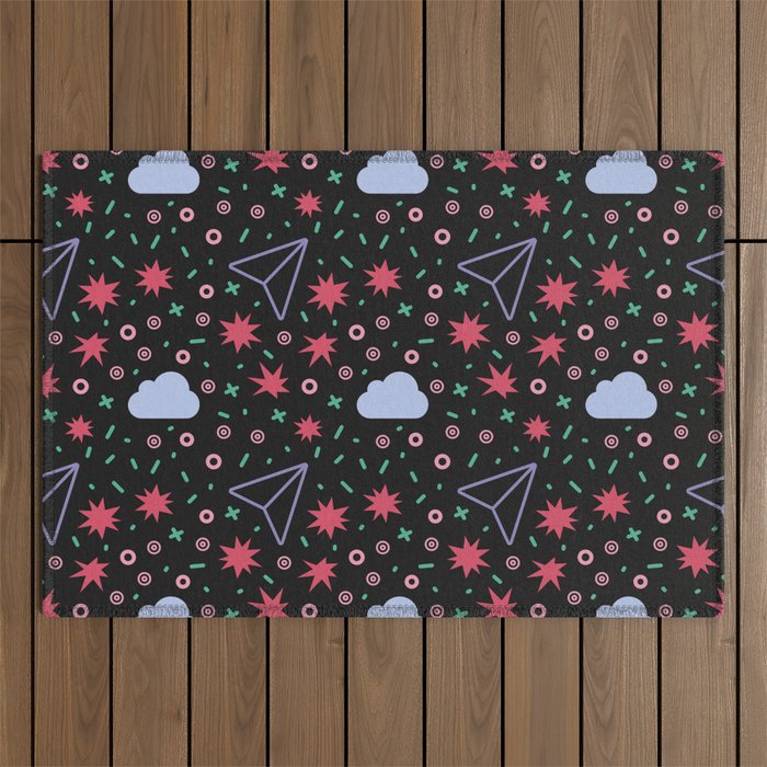 News Flash Outdoor Rug