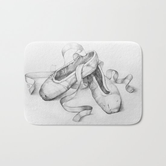 Ballet shoes Bath Mat