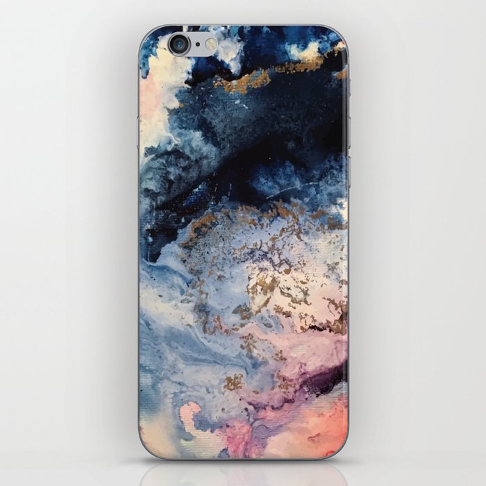 Rage - Alcohol Ink Painting iPhone Skin