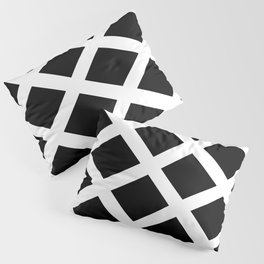 Rhombus Black & White Pillow Sham