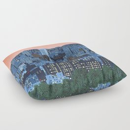 hiroshi nagai Floor Pillow