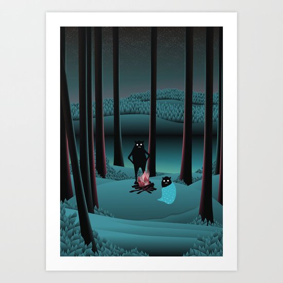 Long Talks Short Nights Art Print