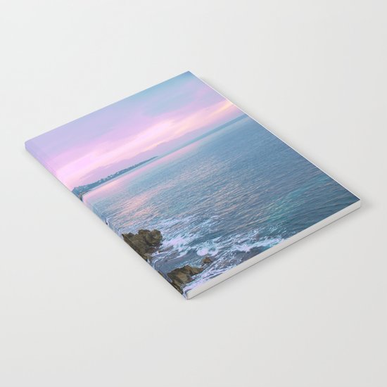 Cefalu Italy Coast Sunset Notebook