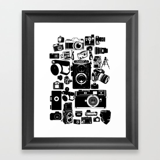 Cameras Framed Art Print