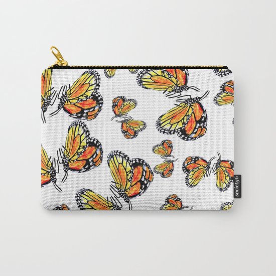 Monarch Butterflies Carry-All Pouch
