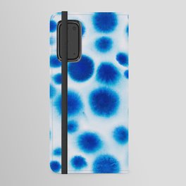 Fuzzy Blue Dots Android Wallet Case