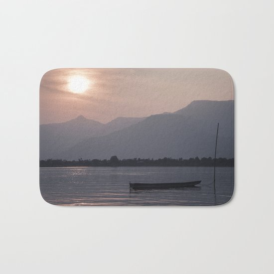 Sunset at Mekong Bath Mat