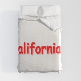 "Californian " Cute Design. Buy Now Duvet Cover