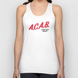 ACAB: To Resist Police Brutality - by Surveillance Clothing Tank Top