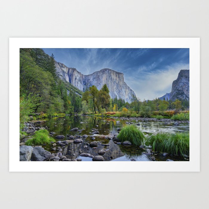 Valley View 6656 - Yosemite National Park, CA Art Print
