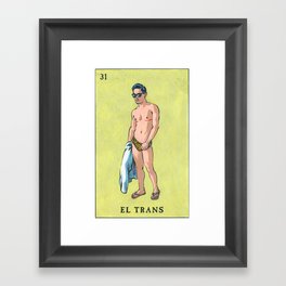 El Trans Framed Art Print