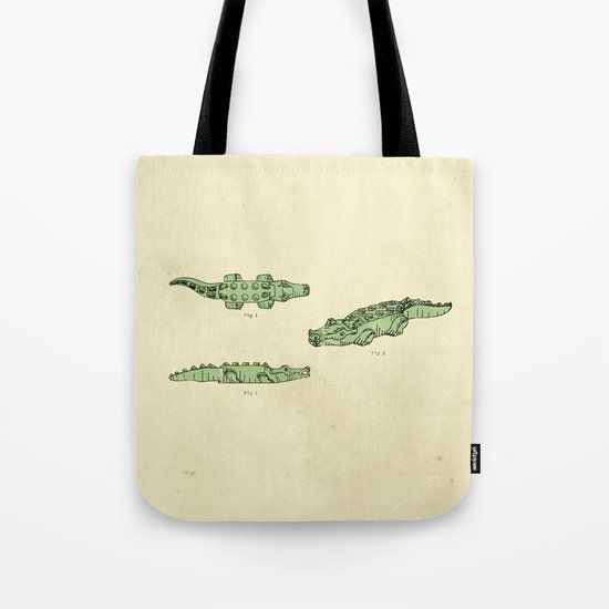 Lego Crocodile Tote Bag