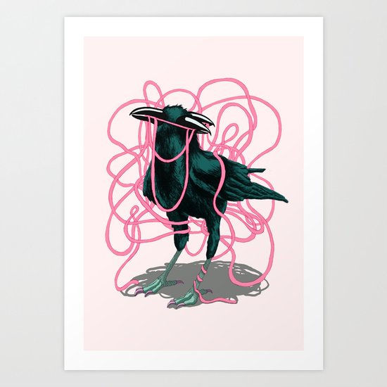 Crow Art Print