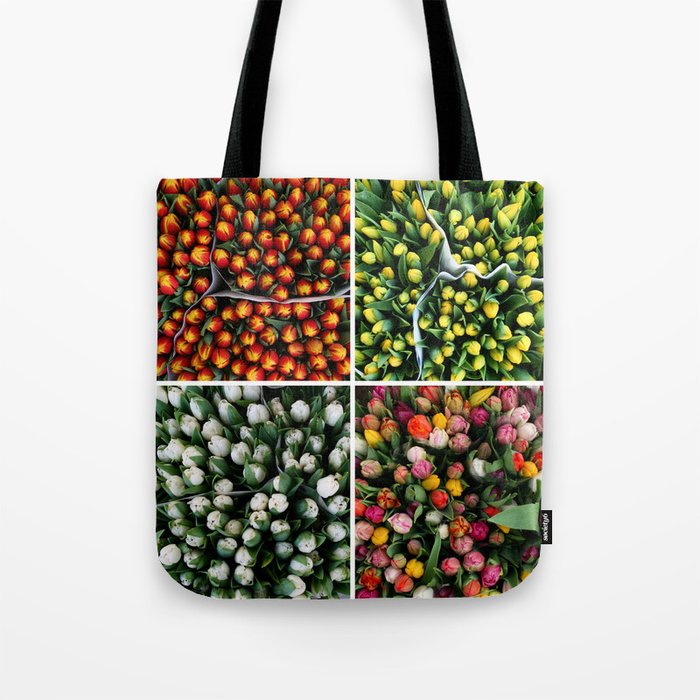 Tulips from Holland - orange & yellow Tote Bag