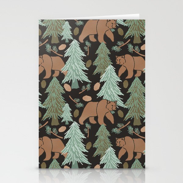 Pacific Northwest Bears Stationery Cards