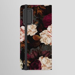 Vintage & Shabby Chic - Midnight Rose and Peony Garden Android Wallet Case