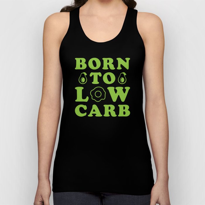 Keto Diet Born to Low Carb Tank Top