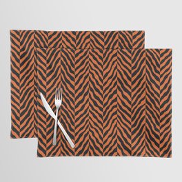 Abstract Zebra chevron pattern. Digital animal print Illustration Background. Placemat