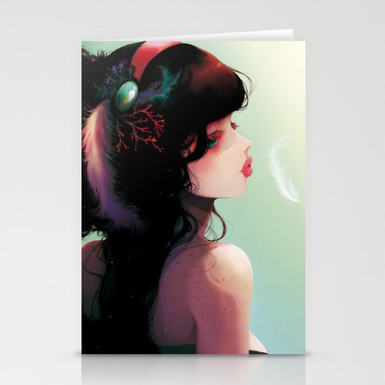 La Cantatrice en greve... Stationery Cards