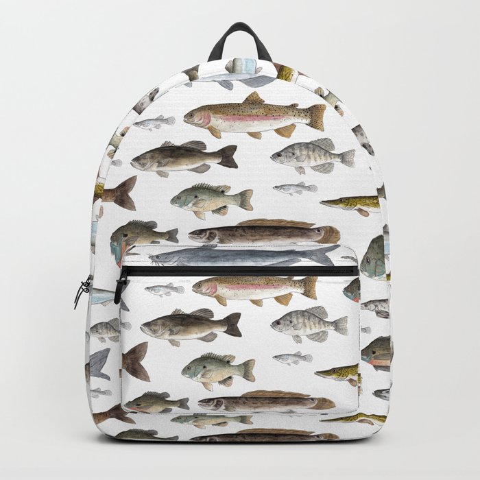 Backpack with fish on it outlet