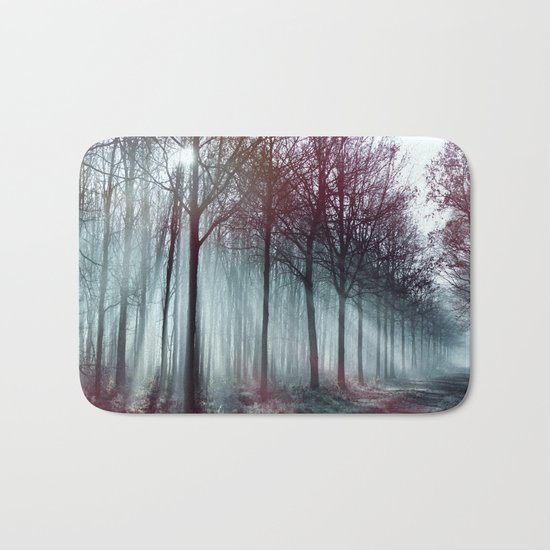 Mysterious Forest Bath Mat