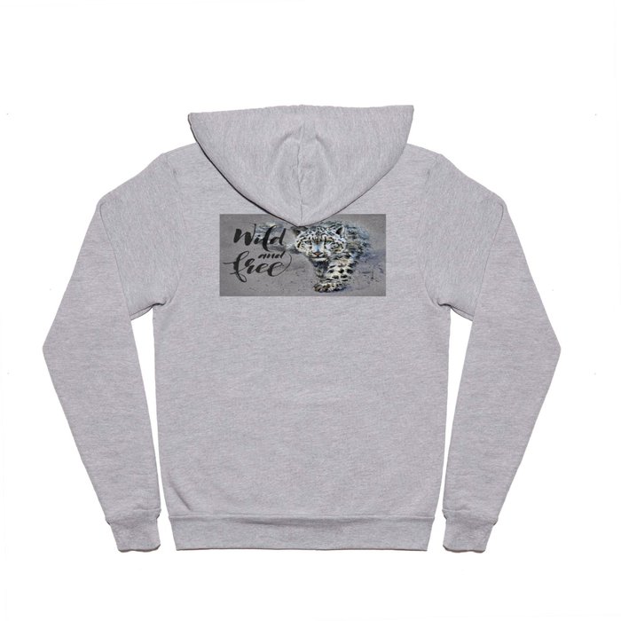 Snow leopard Wild and Free Hoody