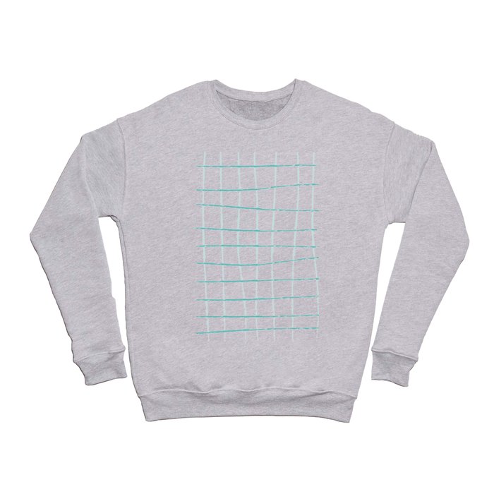 Blue Grid Wallpaper Crewneck Sweatshirt