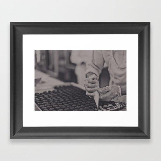 baking... Framed Art Print