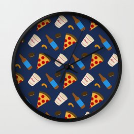 College Student Diet Wall Clock