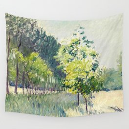 Gustave Caillebotte "Allée bordée d'arbres - Alley lined by trees" Wall Tapestry