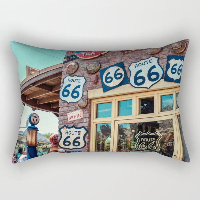 Route 66 Rectangular Pillow