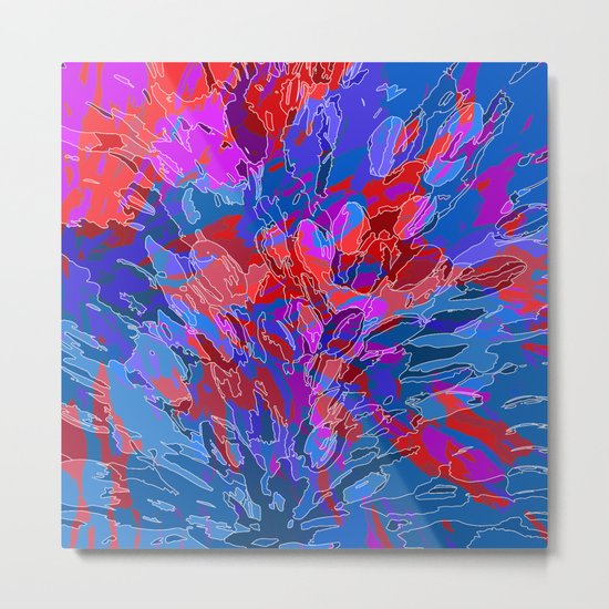 exploding coral Metal Print