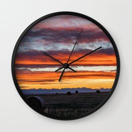 Gallatin Valley Wall Clock