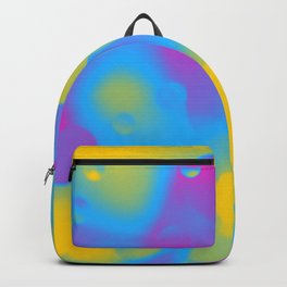 Pansexual Pride Foggy Abstract Bubbles Backpack