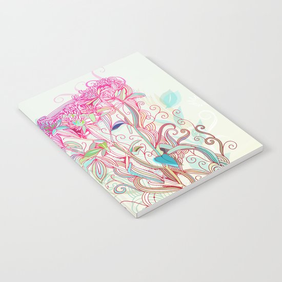 Floral clover Notebook