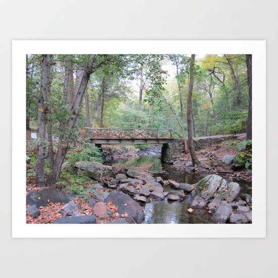 Headless Horseman Bridge, Sleepy Hollow, New York Art Print