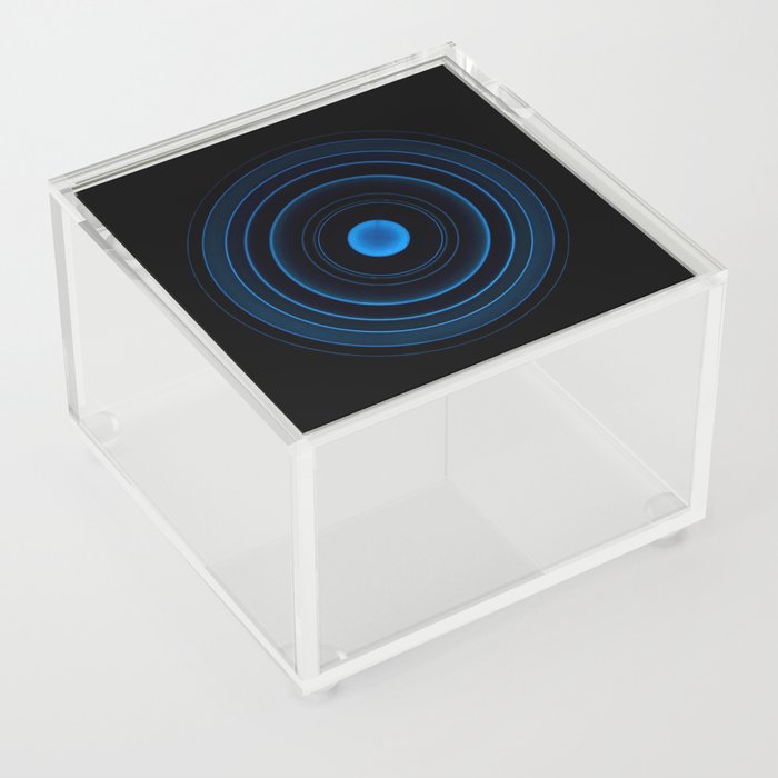 Blue Orbit Acrylic Box